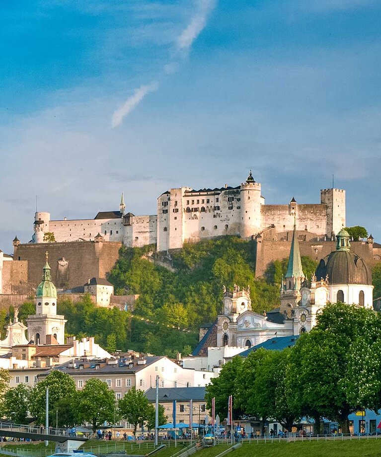Stadt Salzburg mit Festung, Dom und Kirchen | © Tourismus Salzburg GmbH/Günter Breitegger